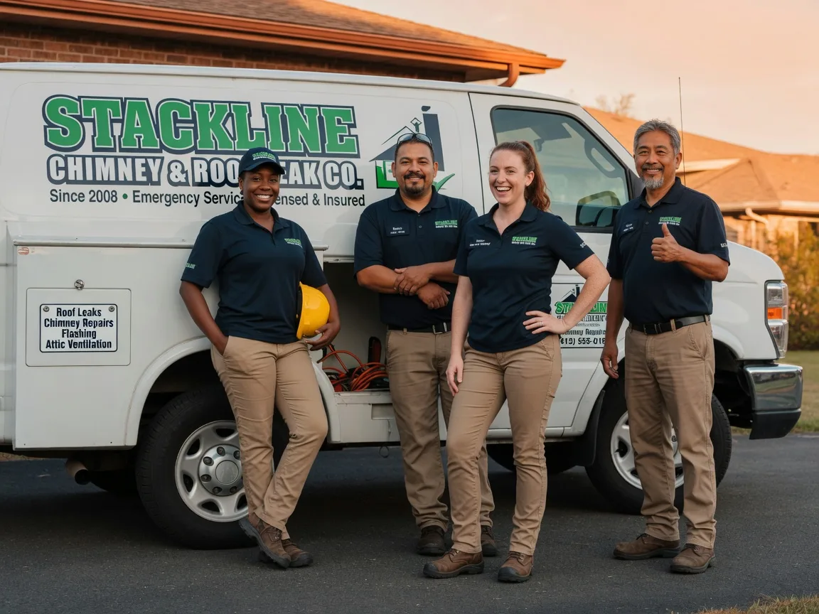Chimney flashing repair company in Clinton, AR